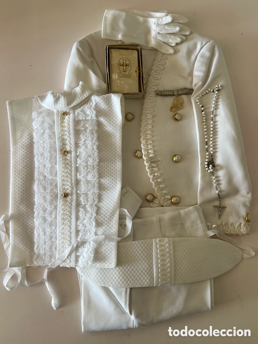 Antig&uuml;edades: Traje de comuni&oacute;n vintage - Foto 7