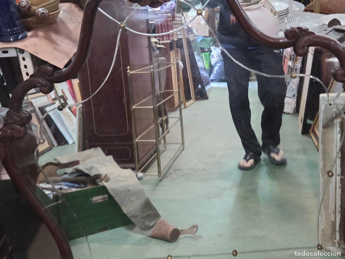 Antig&uuml;edades: espejo antiguo vicelado - Foto 2