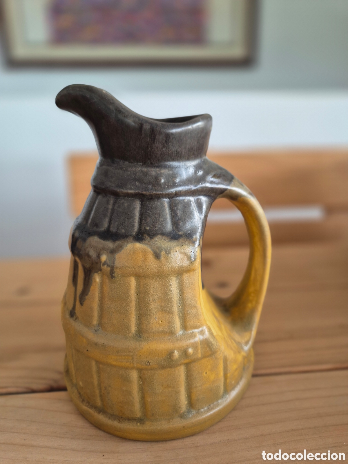 Antig&uuml;edades: Jarra gres Nalda a&ntilde;os 70 - Foto 3