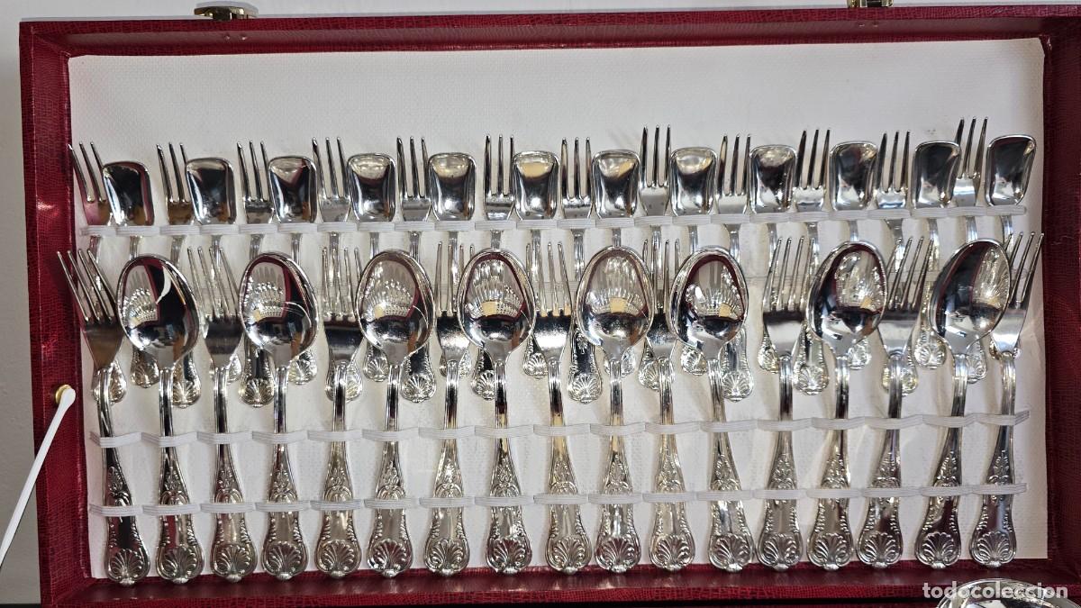 Antig&uuml;edades: Antigua cuberteria arg 800 silver plated. - Foto 2