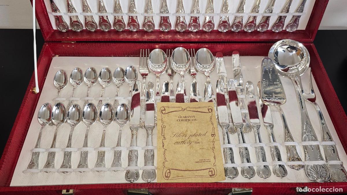 Antig&uuml;edades: Antigua cuberteria arg 800 silver plated. - Foto 4