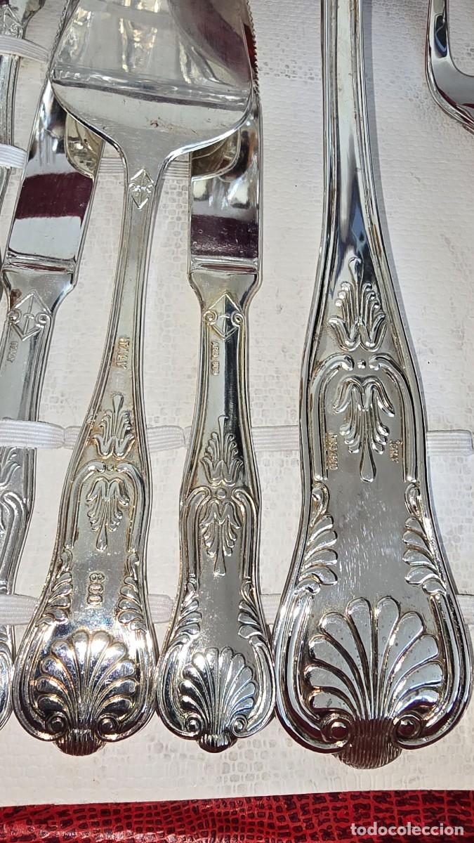 Antig&uuml;edades: Antigua cuberteria arg 800 silver plated. - Foto 7
