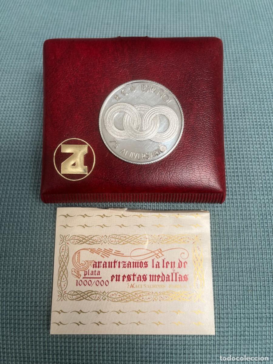 Antiques: Medallas 75 a&ntilde;os Club Espa&ntilde;ol