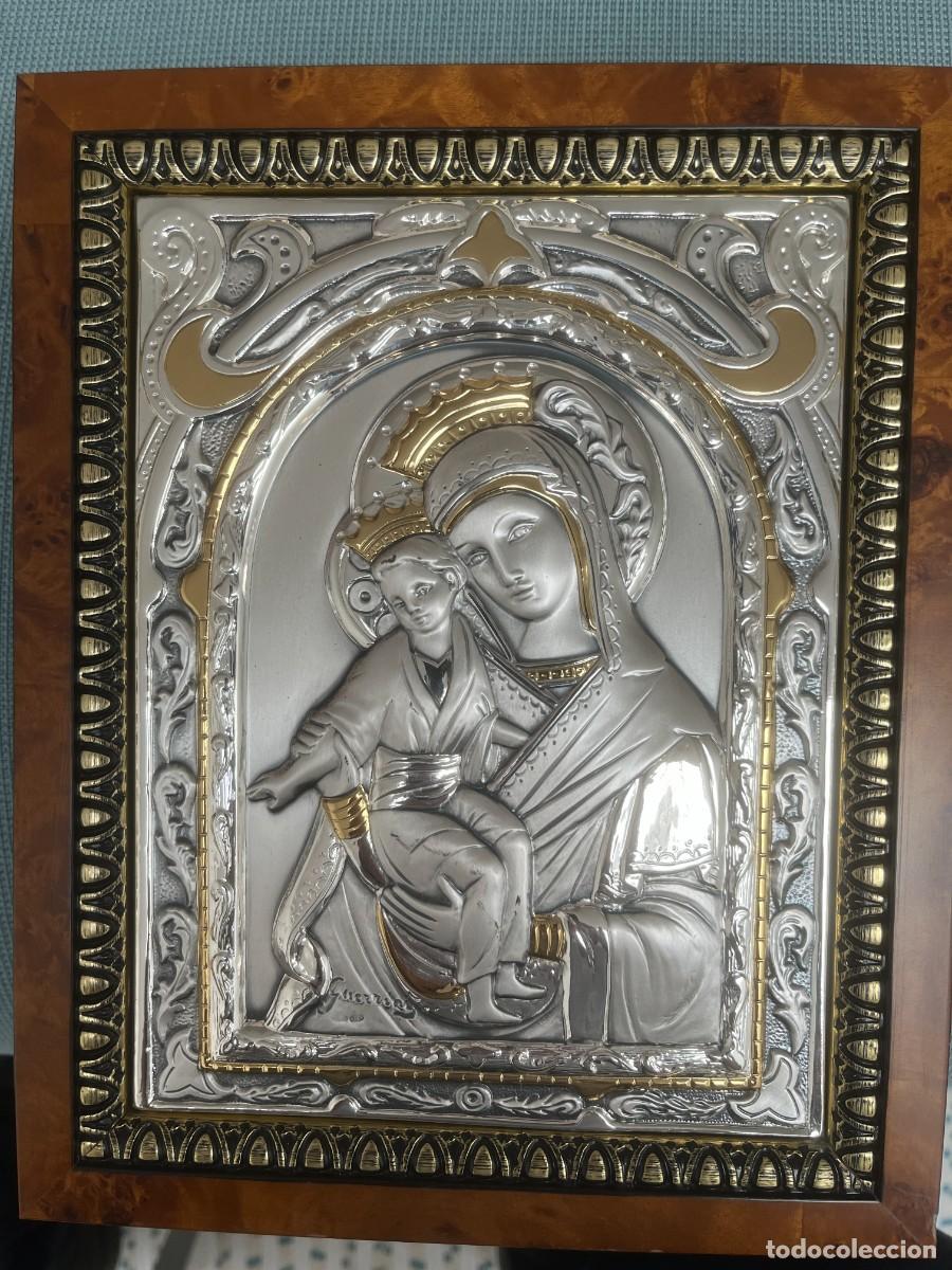 Antig&uuml;edades: Bajorrelieve Virgen con el Ni&ntilde;o - Foto 1