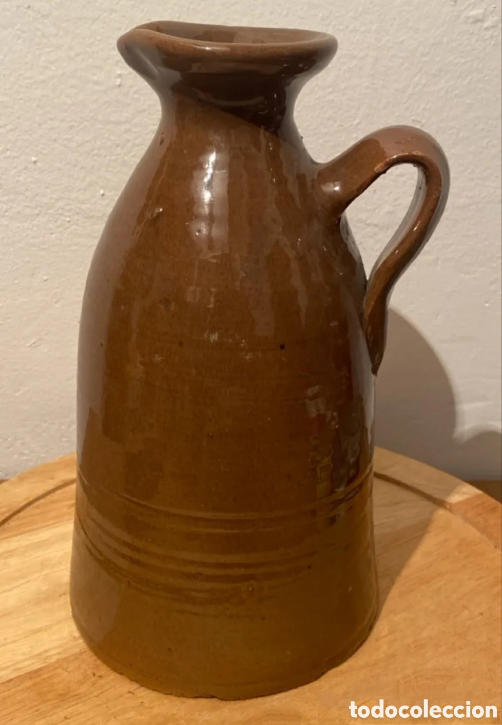Antiguidades: ALCUZA ACEITERA GRANDE CERAMICA DE UBEDA JAEN 26 cm