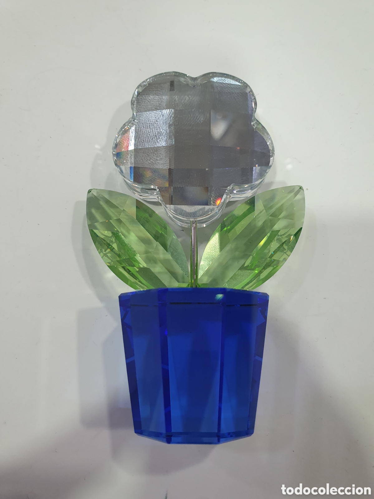 Antiquit&auml;ten: SALIDA 0.01&euro;. Flor de cristal de Swarovski. (L99)