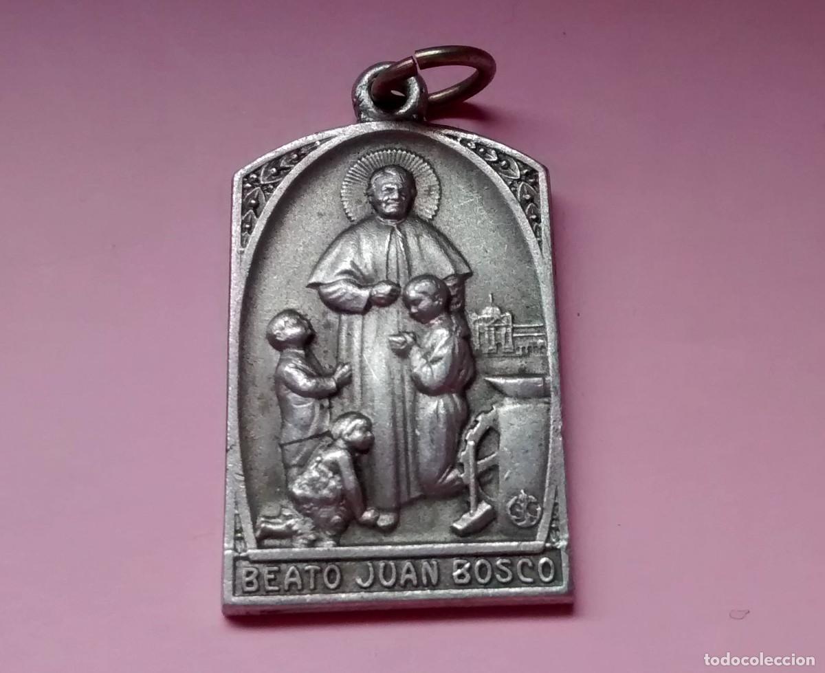 Antig&uuml;edades: MEDALLA BEATO JUAN BOSCO - 2,50 X 1,60 CMS. - PERFECTO ESTADO