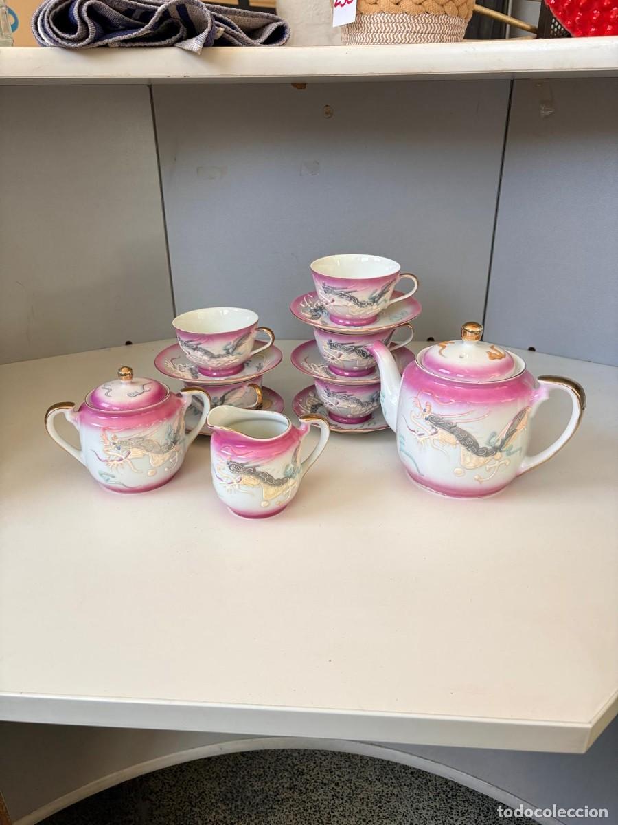 Antig&uuml;edades: JUEGO DE T&Eacute; DRAGONWARE , estilo japon&eacute;s - Foto 1