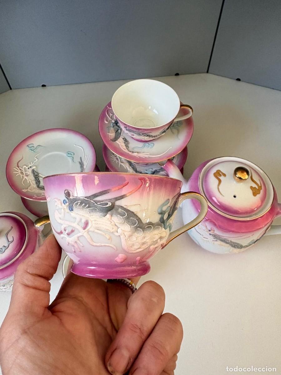 Antig&uuml;edades: JUEGO DE T&Eacute; DRAGONWARE , estilo japon&eacute;s - Foto 2
