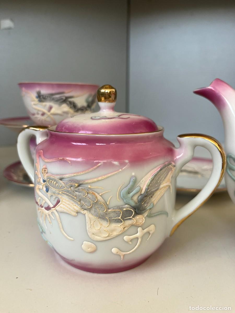 Antig&uuml;edades: JUEGO DE T&Eacute; DRAGONWARE , estilo japon&eacute;s - Foto 4