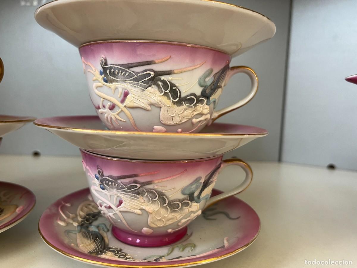 Antig&uuml;edades: JUEGO DE T&Eacute; DRAGONWARE , estilo japon&eacute;s - Foto 5