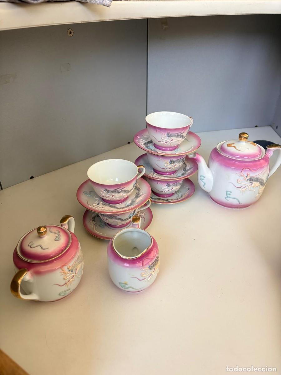 Antig&uuml;edades: JUEGO DE T&Eacute; DRAGONWARE , estilo japon&eacute;s - Foto 9