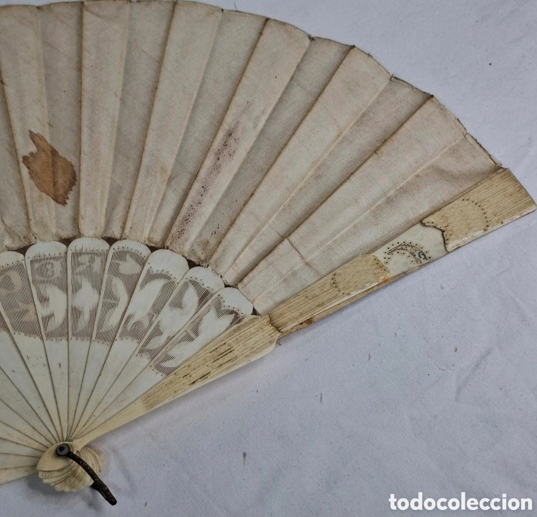 Antig&uuml;edades: Abanico del Siglo XIX para restaurar. - Foto 10