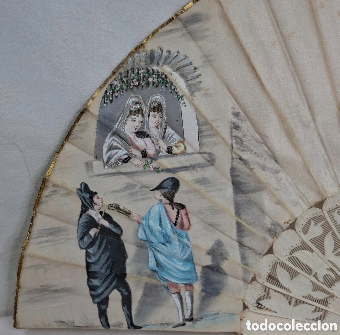 Antig&uuml;edades: Abanico del Siglo XIX para restaurar. - Foto 13
