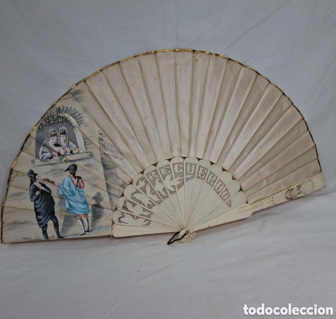 Antig&uuml;edades: Abanico del Siglo XIX para restaurar. - Foto 1