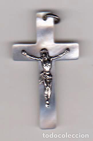 Antiquit&eacute;s: PEQUE&Ntilde;O CRUCIFIJO NACARADO - PERFECTO ESTADO