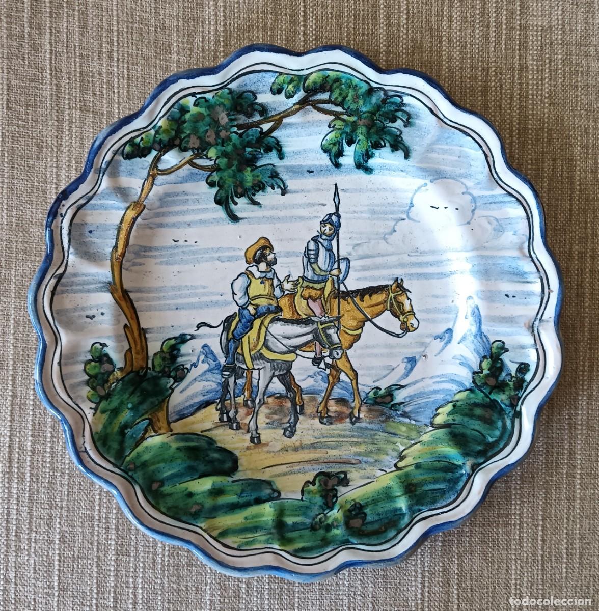 Oggetti Antichi: ANTIGUO PLATO DE CERAMICA DE TALAVERA