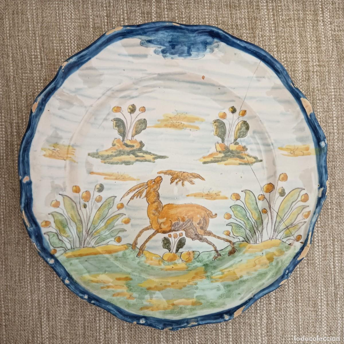Oggetti Antichi: ANTIGUO PLATO DE CERAMICA DE TALAVERA
