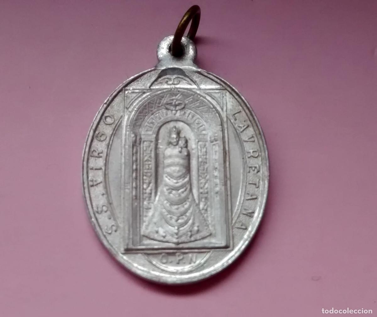 Antig&uuml;edades: S.S. VIRGO LAURETANA O.P.N. - SANTA CASA DI LORETO - 2,40 X 2 CMS. - PERFECTO ESTADO