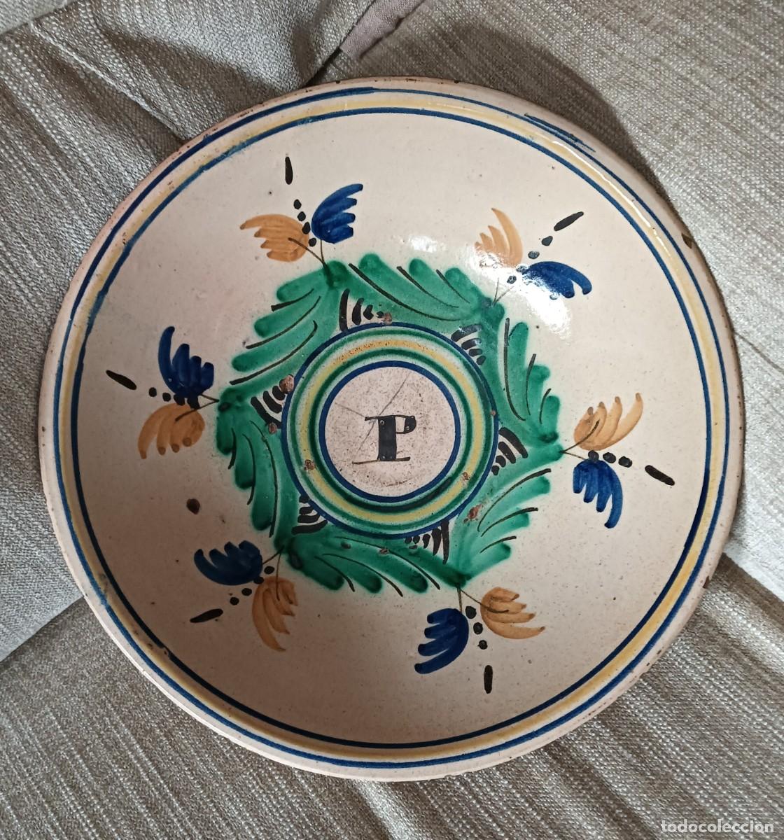 Antiguidades: ANTIGUO PLATO DE CERAMICA DE PUENTE DEL ARZOBISPO