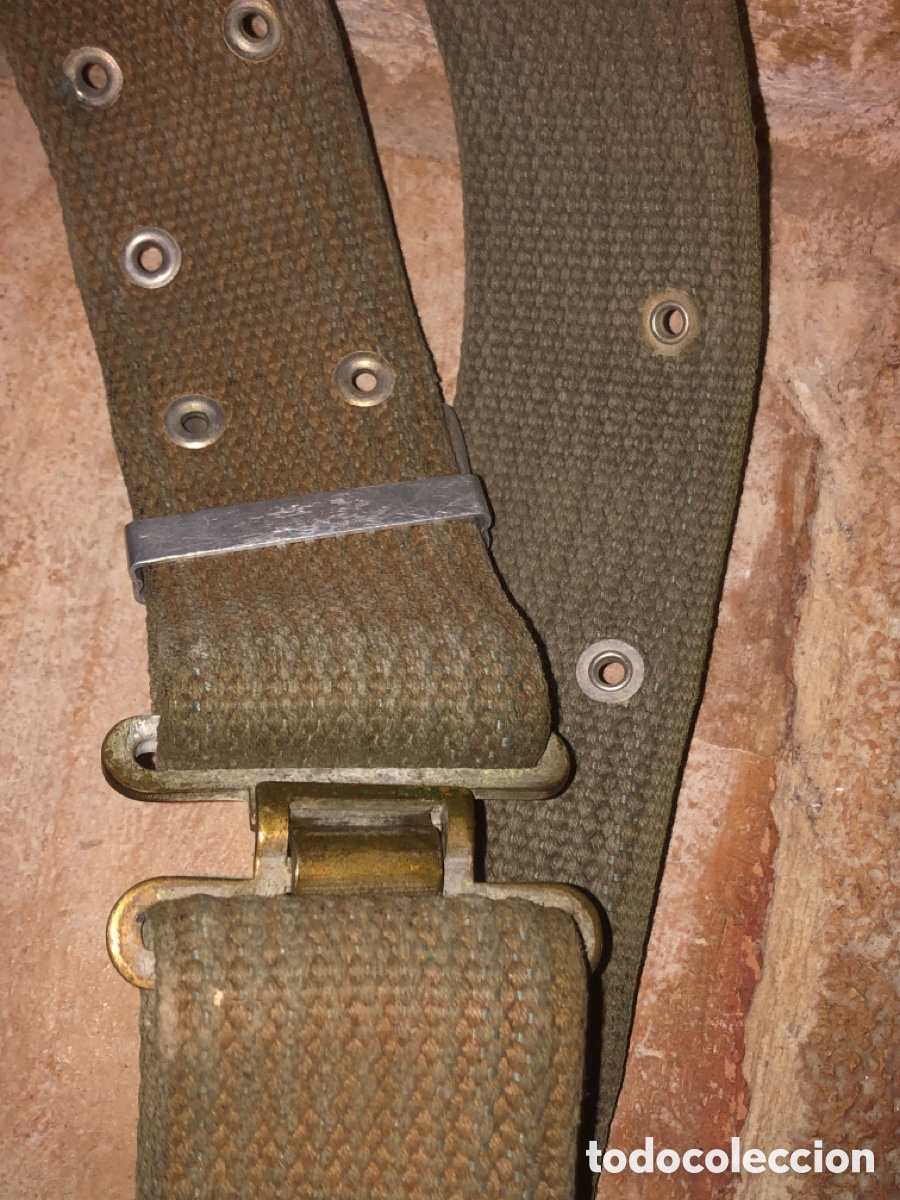 Antig&uuml;edades: Cintur&oacute;n ej&eacute;rcito espa&ntilde;ol a&ntilde;os 80