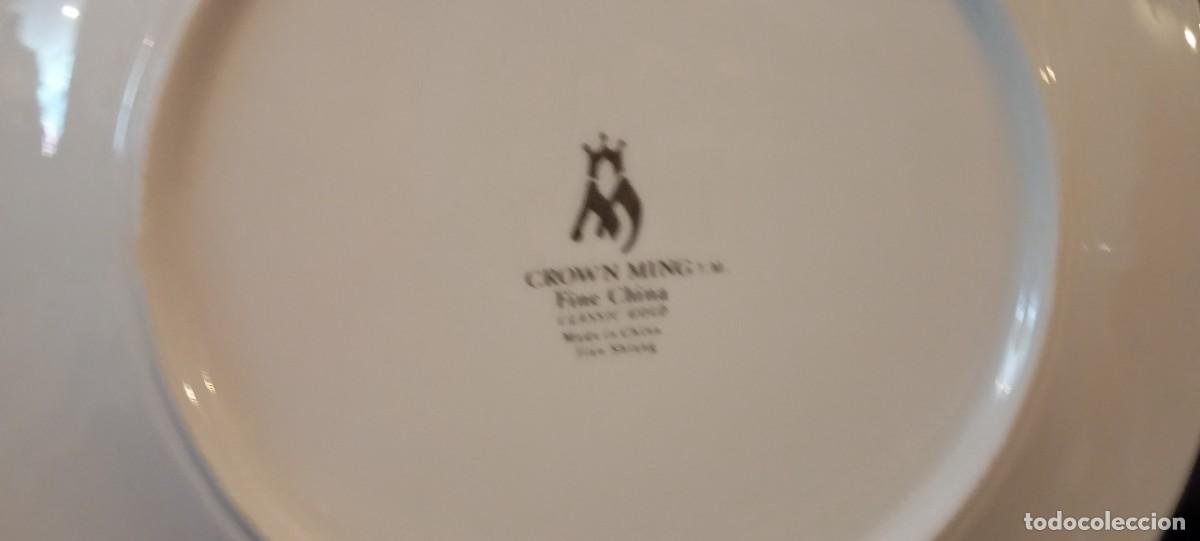 Antig&uuml;edades: 2 Platos Crown Ming Fine China - Foto 5