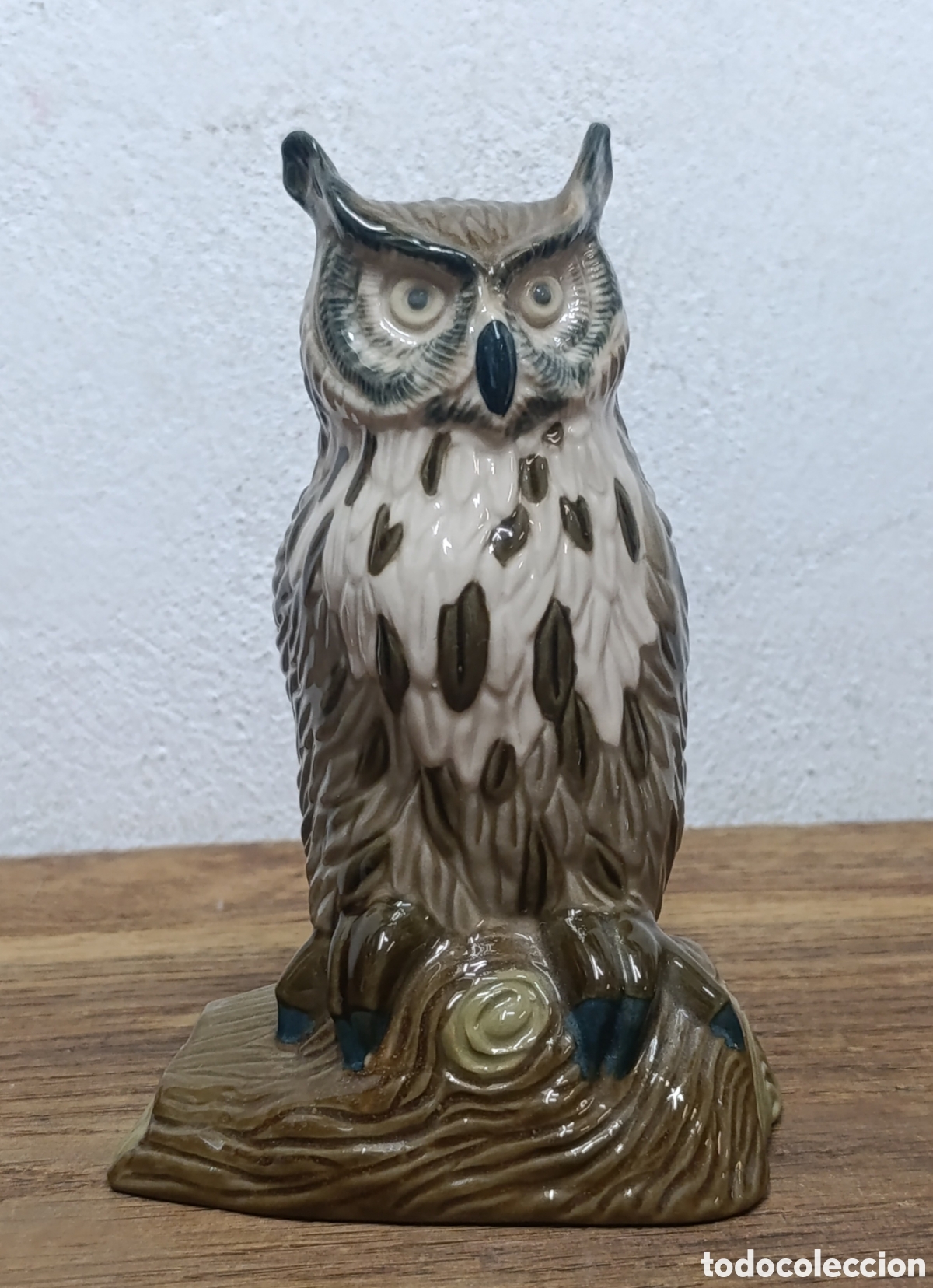 Antig&uuml;edades: MUY BONITA FIGURA DE B&Uacute;HO DE PORCELANA NADAL