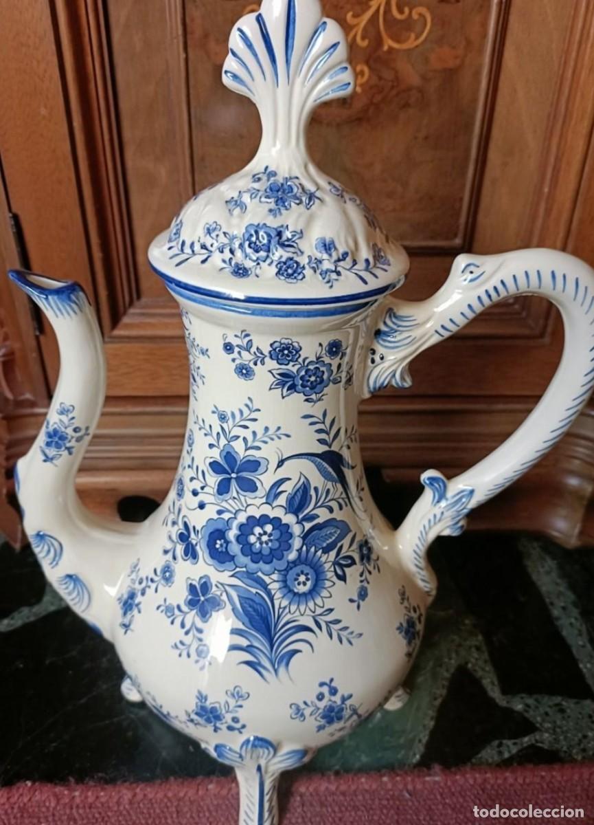 Antiguidades: Preciosa cafetera Delft