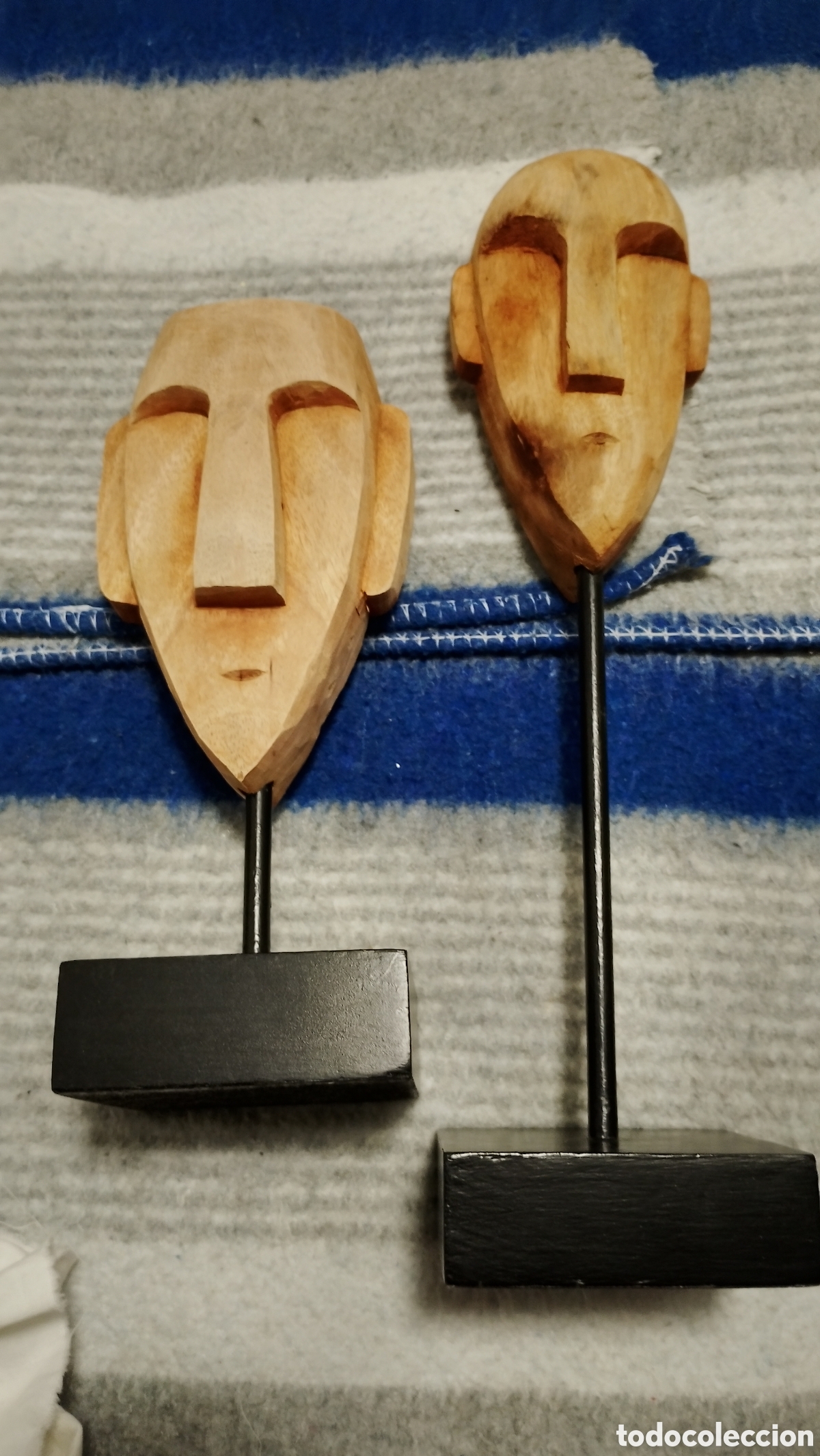 Antig&uuml;edades: Dos mascaras zalu ethna - Foto 1