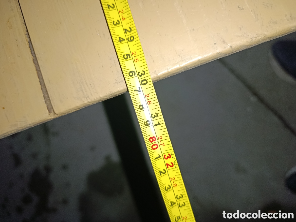 Antig&uuml;edades: Mesa tocinera o cocina de madera. - Foto 6