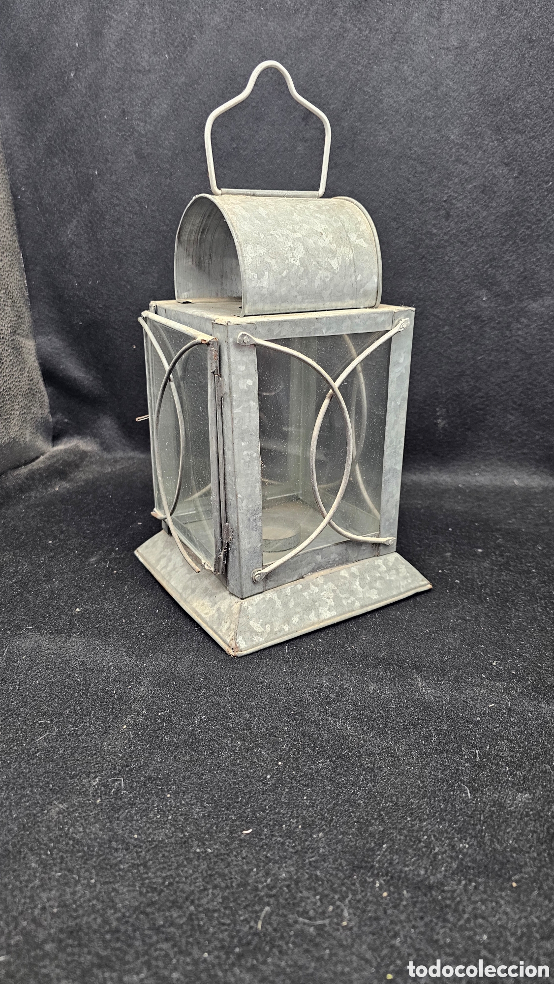 Antig&uuml;edades: Farolillo de galvanizado