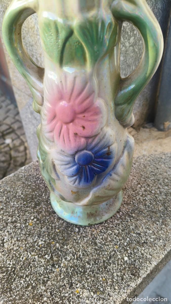 Antig&uuml;edades: Vase porcelaine fine sign&eacute;e 1960