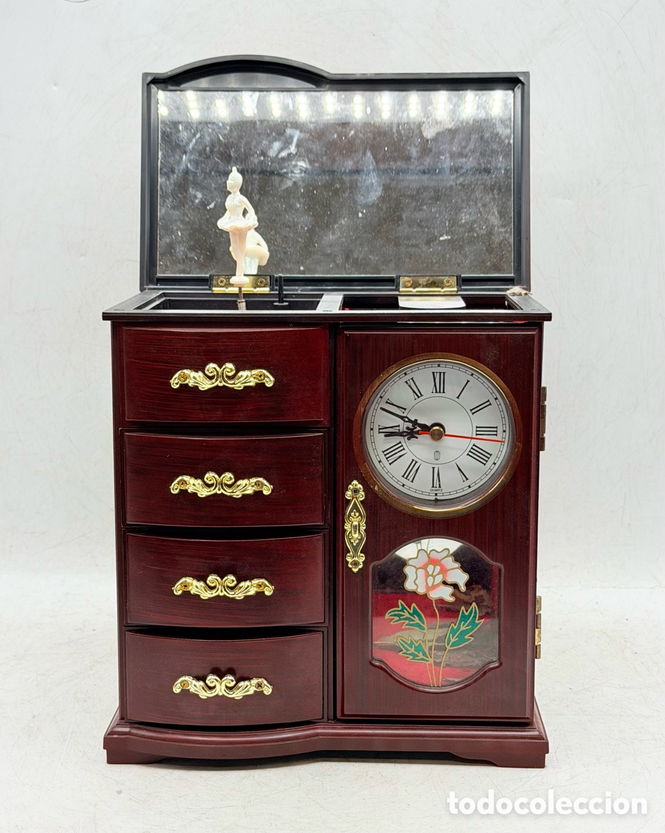 Antiquit&eacute;s: Caja de M&uacute;sica Joyero de Bailarina