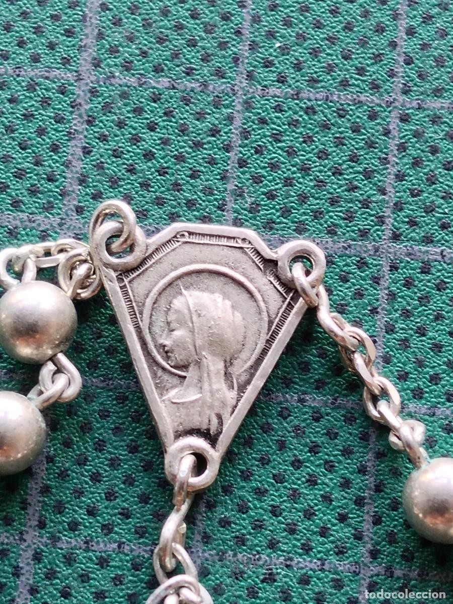 Antig&uuml;edades: ROSARIO ANTIGUO DE PLATA (5) - Foto 3