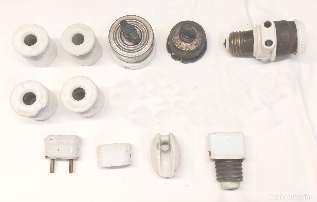 Antig&uuml;edades: Accesorios El&eacute;ctricos Porcelana
