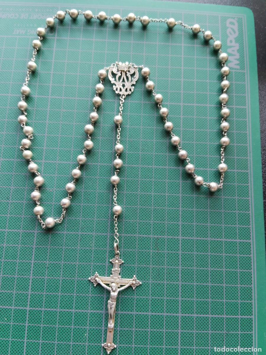 Antig&uuml;edades: ROSARIO ANTIGUO DE PLATA (10)