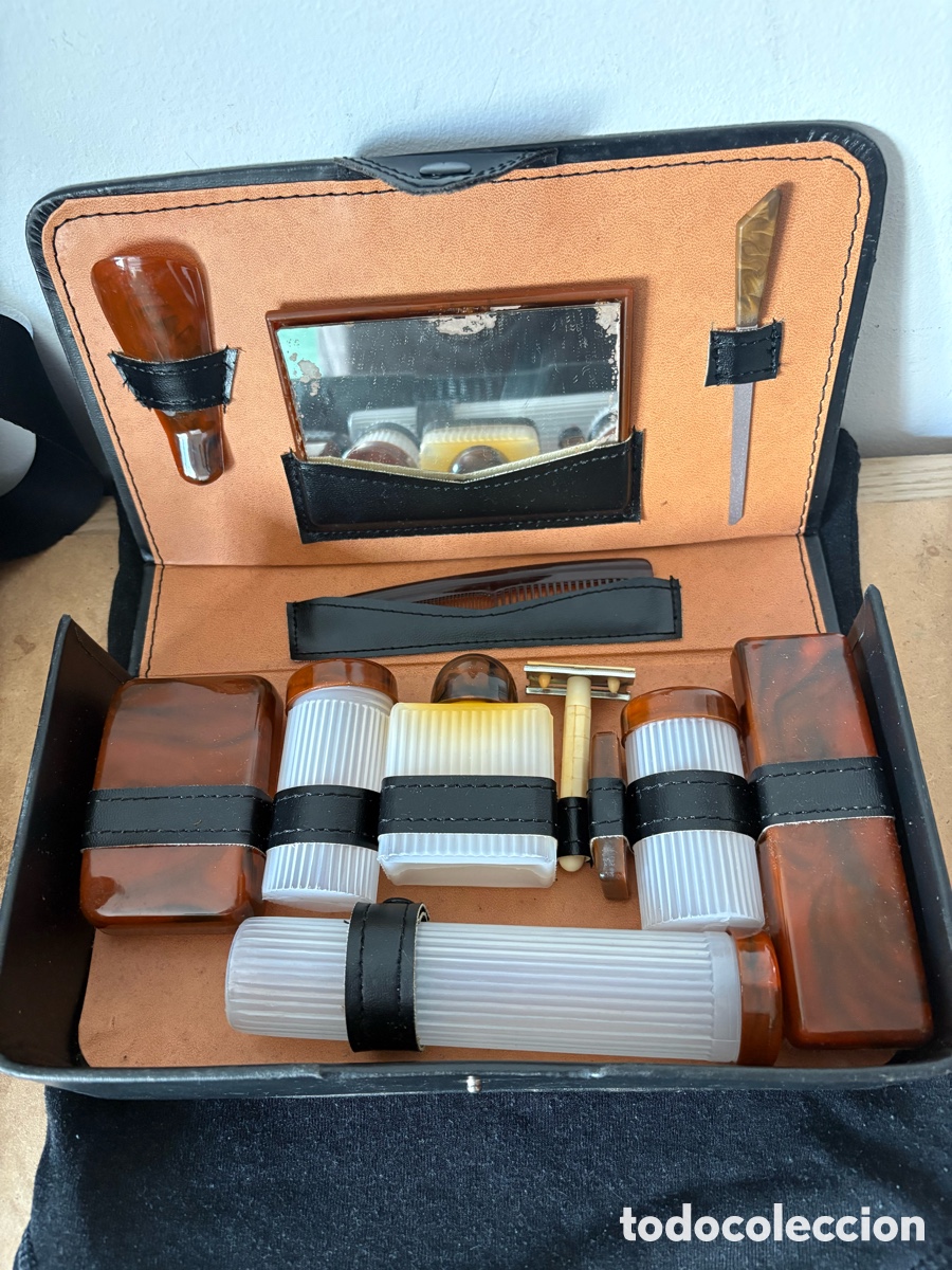 Antiquit&eacute;s: Antiguo set malet&iacute;n de barbero (A17)