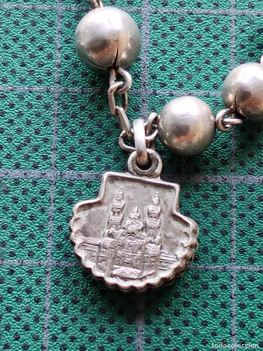Antig&uuml;edades: ROSARIO ANTIGUO DE PLATA (13) - Foto 7