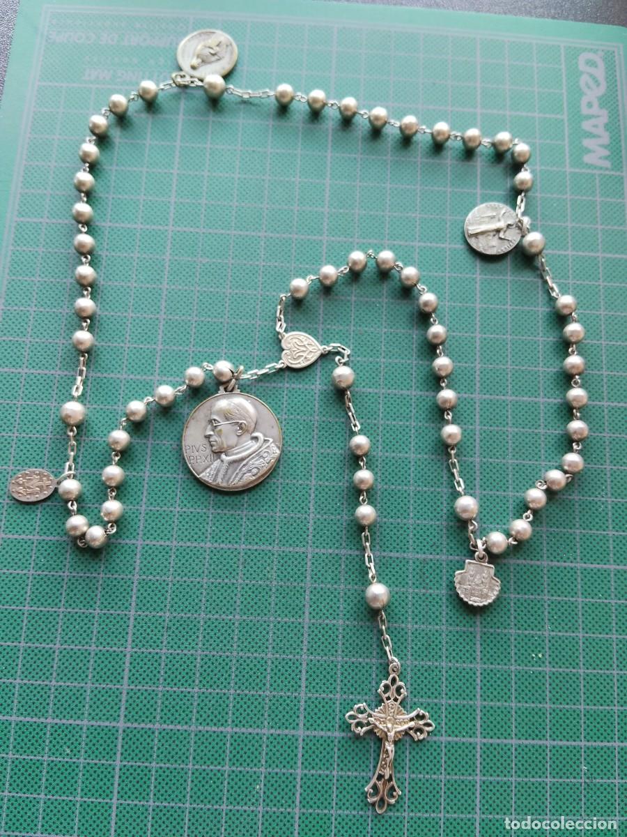 Antig&uuml;edades: ROSARIO ANTIGUO DE PLATA (13)