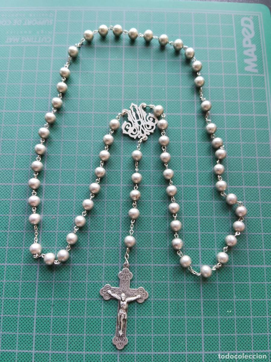 Antig&uuml;edades: ROSARIO ANTIGUO DE PLATA (14)