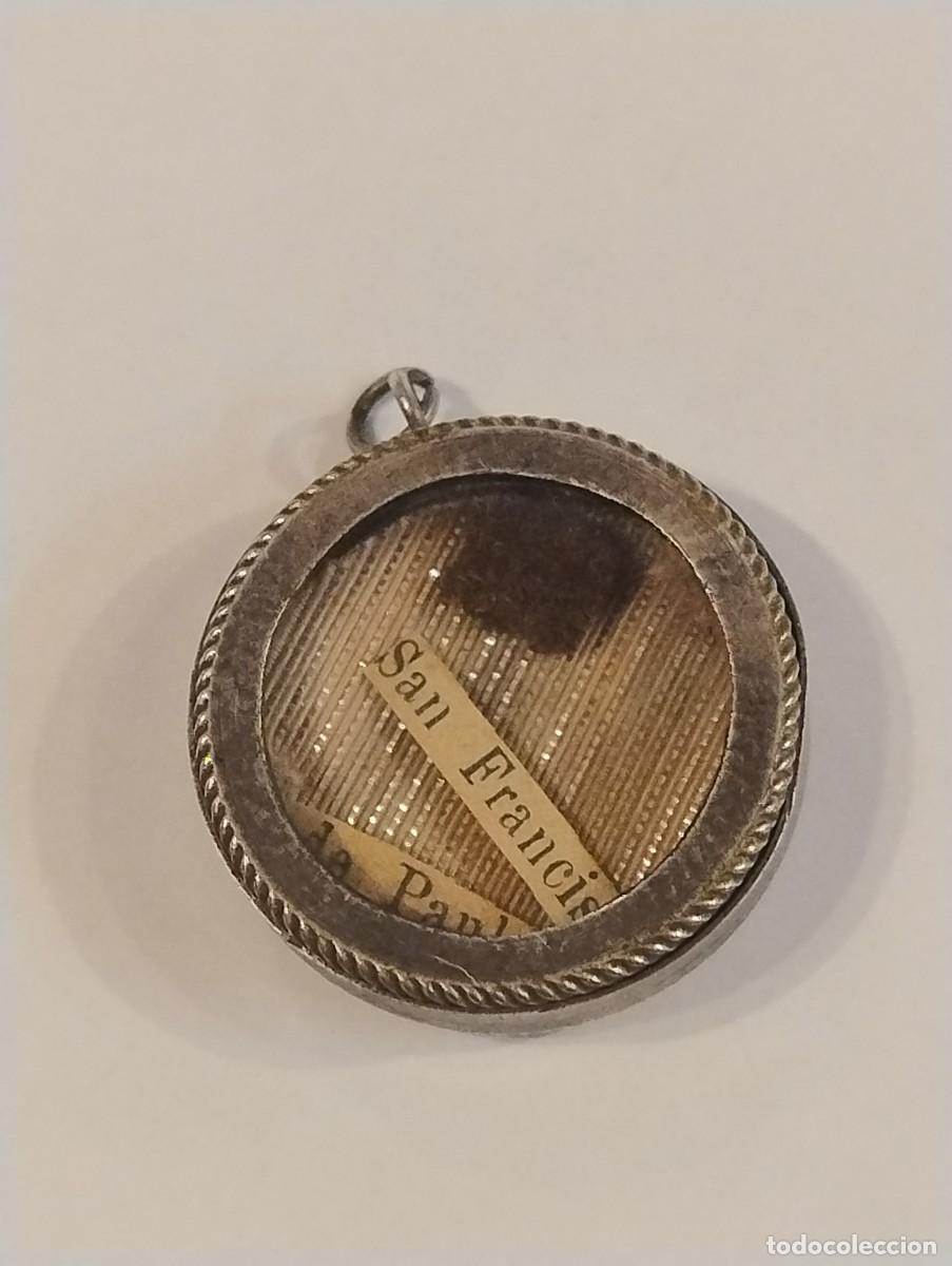 Antig&uuml;edades: ANTIGUO RELICARIO SAN FRANCISCO