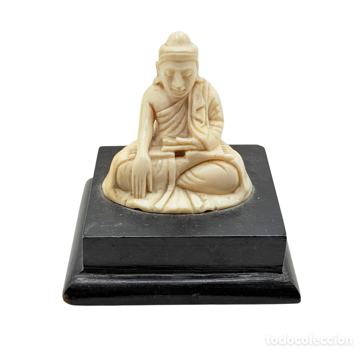 Antig&uuml;edades: Antigua Figura Buda de Hueso