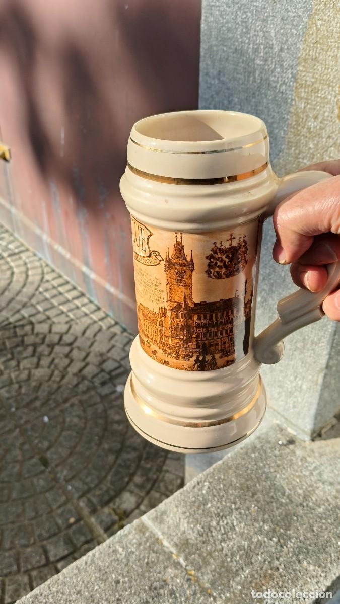 Antig&uuml;edades: C&eacute;ramique &eacute;maill&eacute;e peinte &agrave; la main allemande