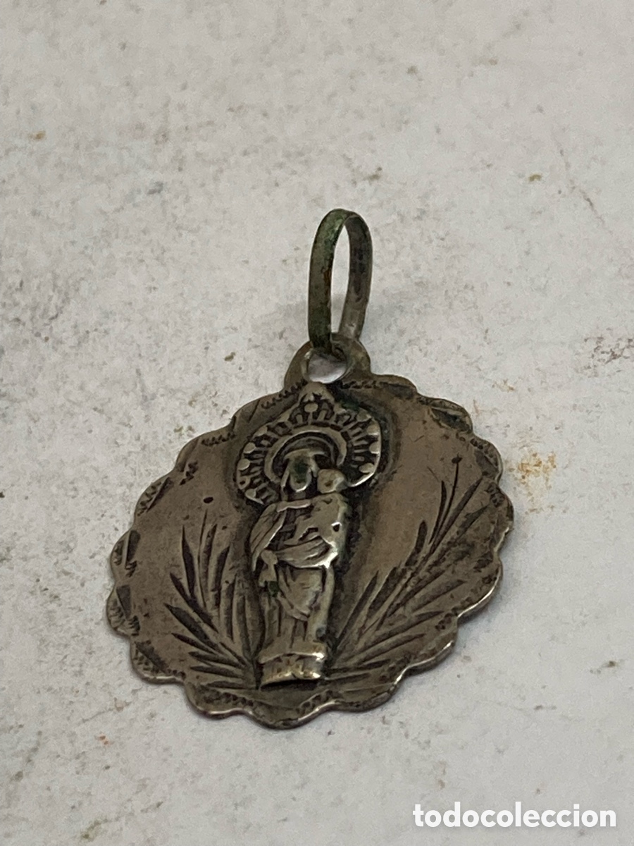 Antig&uuml;edades: Medalla de plata religiosa C569