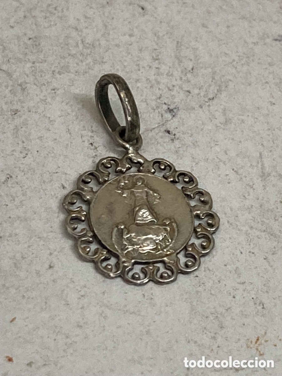 Antig&uuml;edades: Medalla de plata religiosa CC433