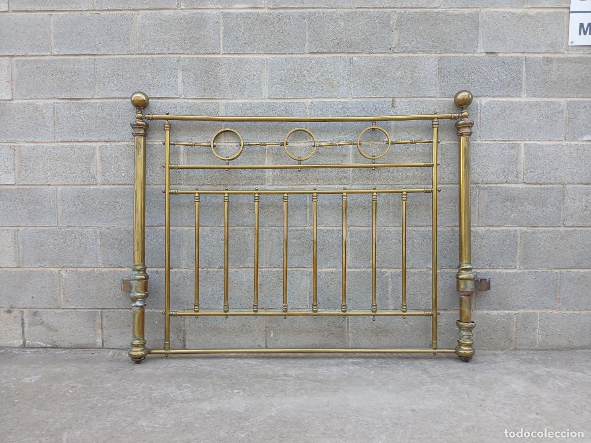 Antig&uuml;edades: Cabecero antiguo bronce lat&oacute;n 150