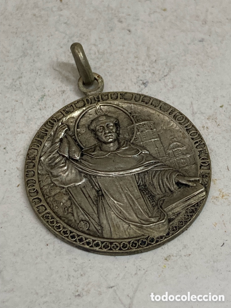 Antig&uuml;edades: Medalla de plata religiosa C569