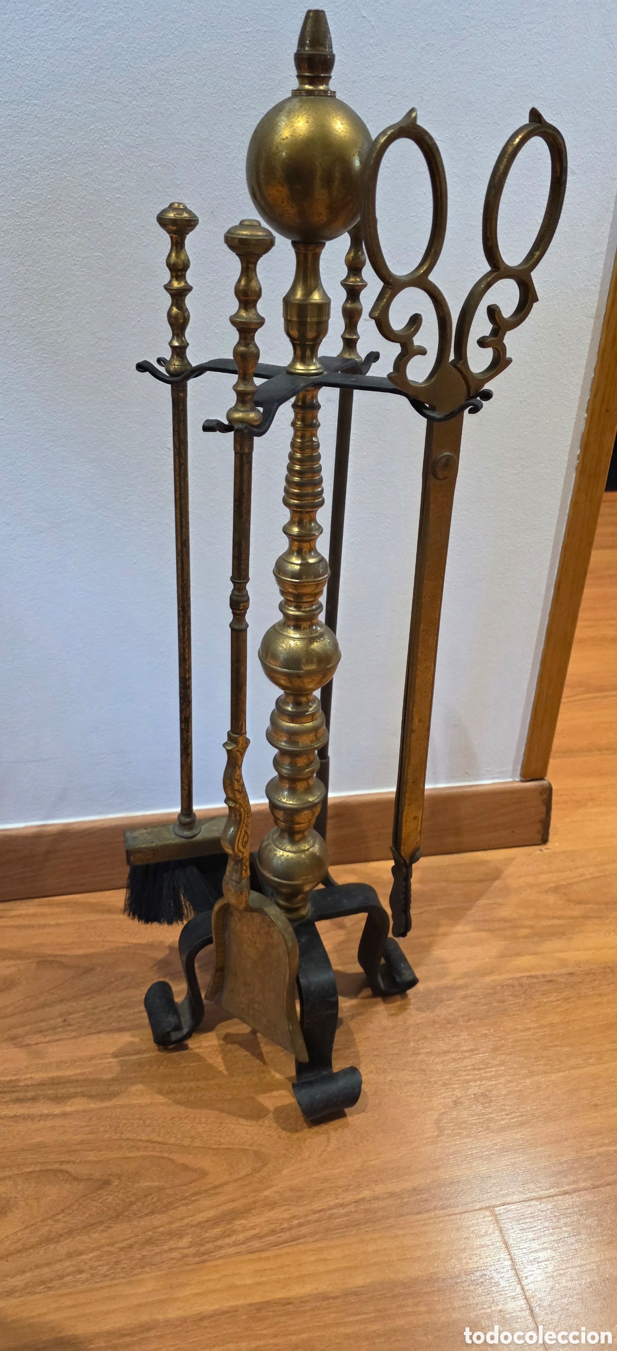 Antig&uuml;edades: UTENSILIOS DE CHIMENEA ANTIGUOS - Foto 1