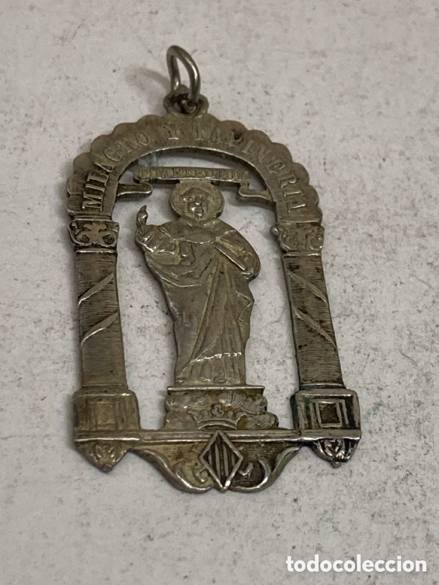 Antig&uuml;edades: Medalla de plata religiosa C569