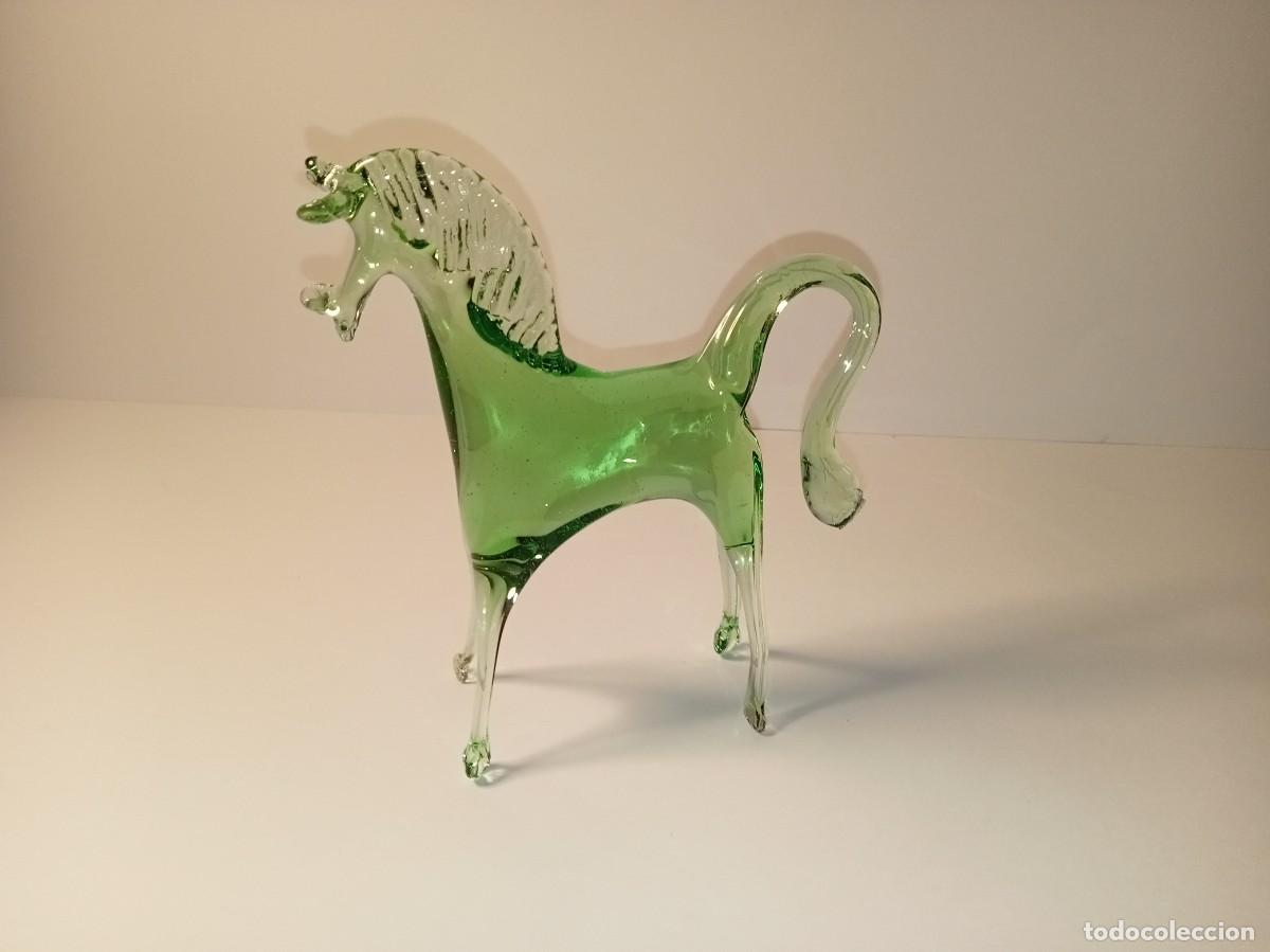Antig&uuml;edades: CABALLO CRISTAL DE MURANO - 1988 - Foto 1